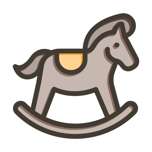 Horse toy Generic color lineal-color icon