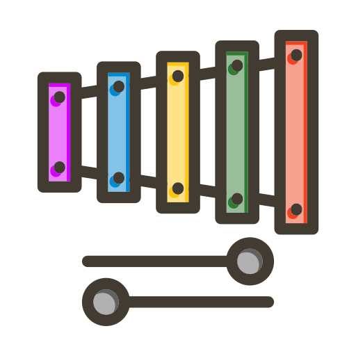 Xylophone Generic color lineal-color icon