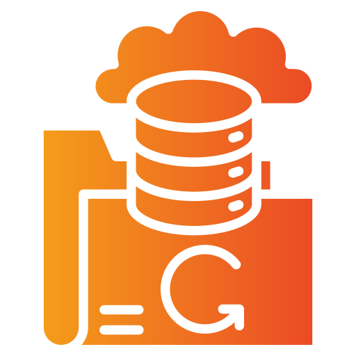 File backup Generic gradient fill icon