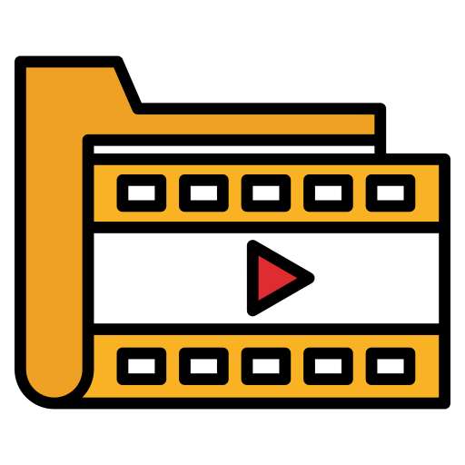 ビデオ Generic color lineal-color icon