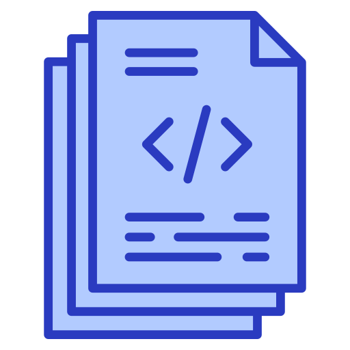 File code Generic color lineal-color icon