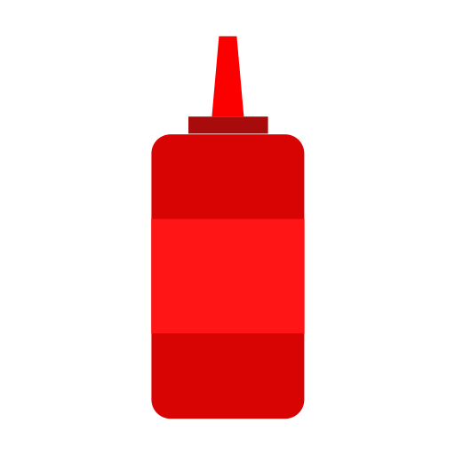 Ketchup Generic color fill icon