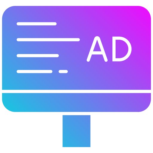 reklama Generic gradient fill ikona