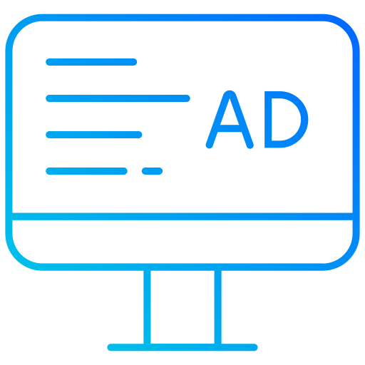 reklama Generic gradient outline ikona