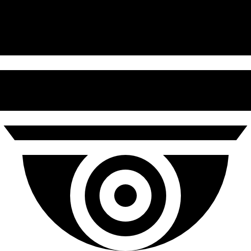 cctv Basic Straight Filled icon