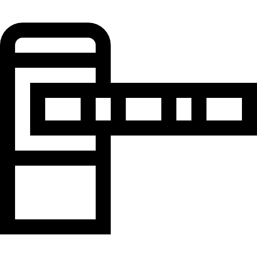 bariera Basic Straight Lineal ikona