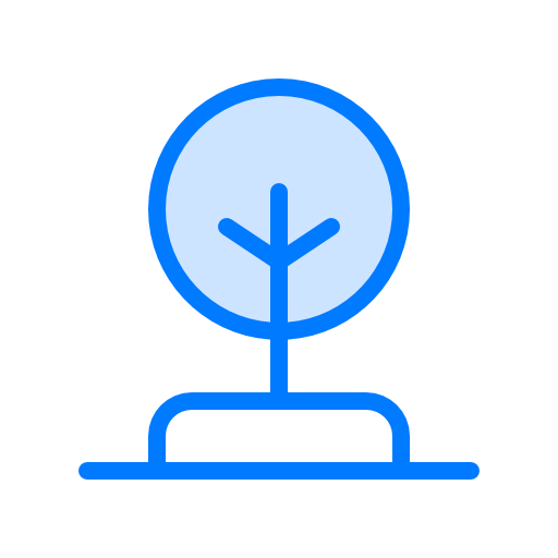 Tree Vitaliy Gorbachev Blue icon