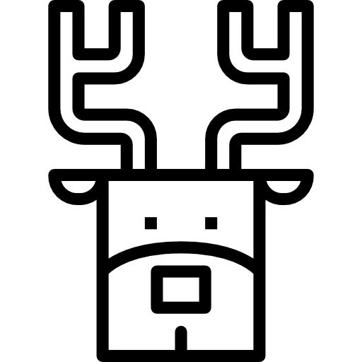 Северный олень Smalllikeart Lineal иконка