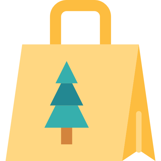 torba na zakupy Smalllikeart Flat ikona