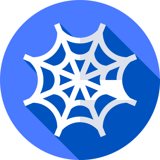 spinne Flat Circular Flat icon