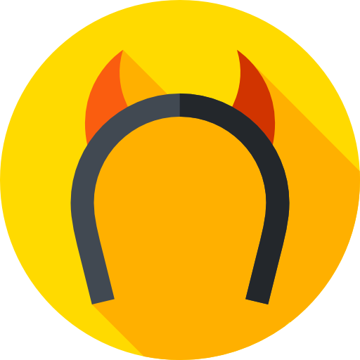 Devil Flat Circular Flat icon