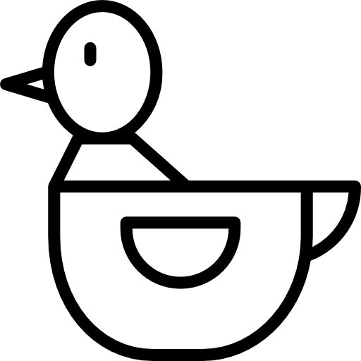 pato de goma Smalllikeart Lineal icono