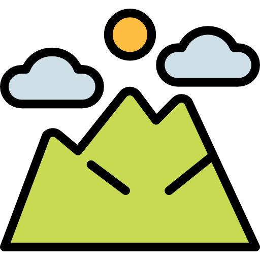 montagna Smalllikeart Lineal Color icona