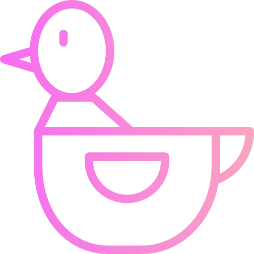 Rubber duck Smalllikeart Gradient icon