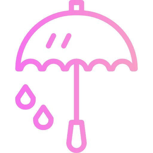 paraplu Smalllikeart Gradient icoon