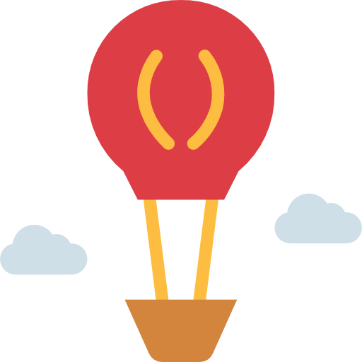 Воздушный шар Smalllikeart Flat иконка