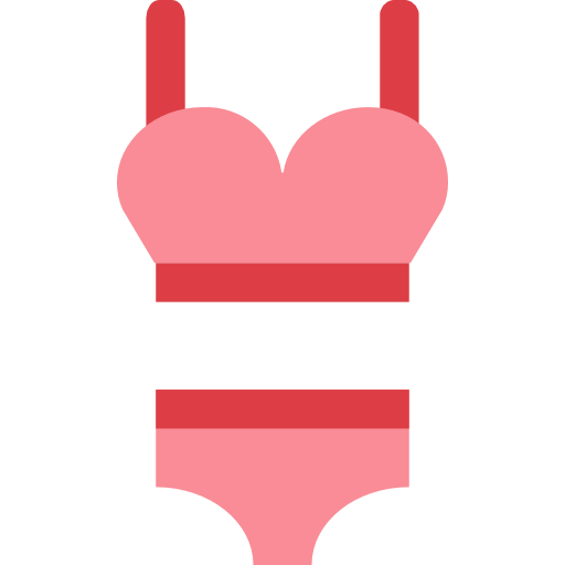bikini Smalllikeart Flat icon