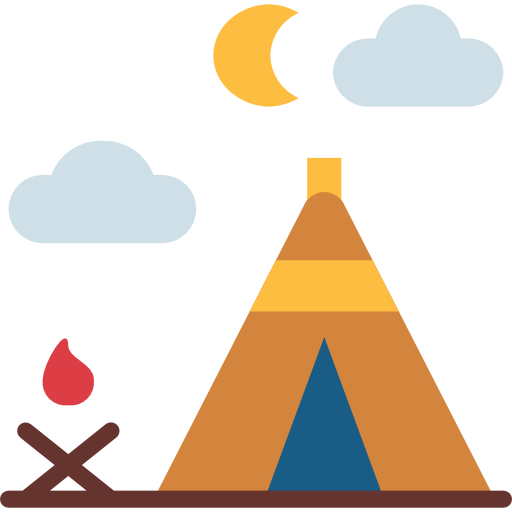 텐트 Smalllikeart Flat icon