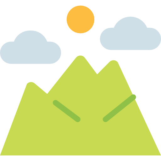 góra Smalllikeart Flat ikona