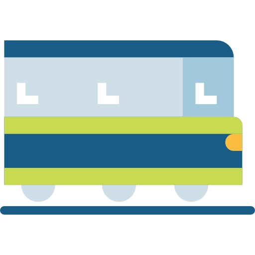 기차 Smalllikeart Flat icon