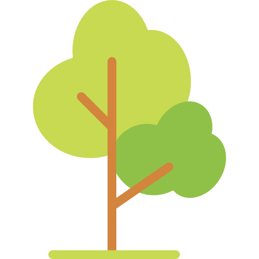 albero Smalllikeart Flat icona
