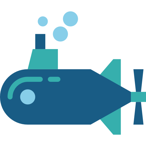 Подводная лодка Smalllikeart Flat иконка