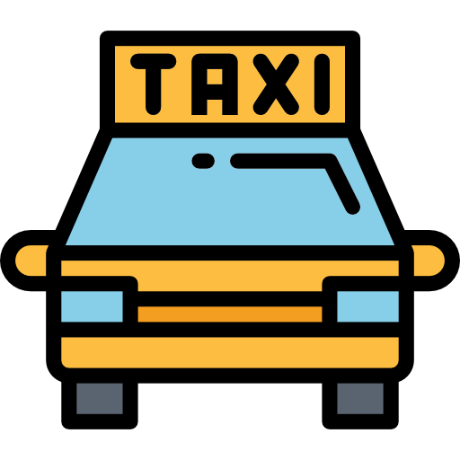 táxi Smalllikeart Lineal Color Ícone