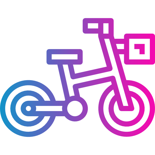 bicicletta Smalllikeart Gradient icona