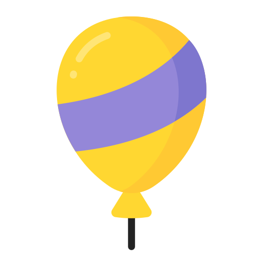 풍선 Generic color fill icon