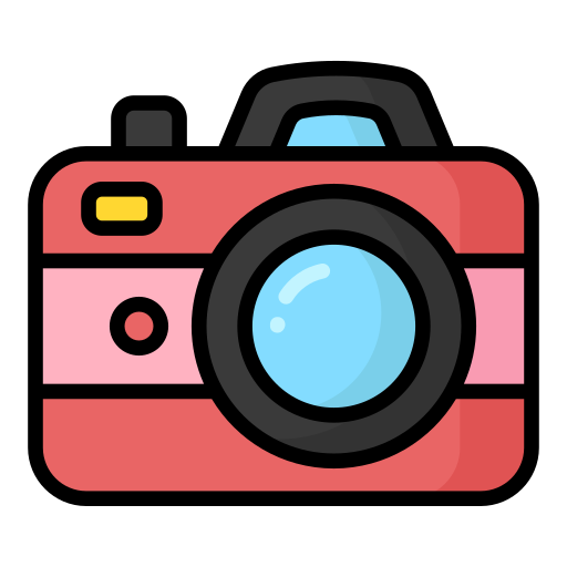 fotoapparat Generic color lineal-color icon