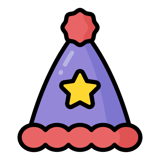 Праздничная шляпа Generic color lineal-color иконка