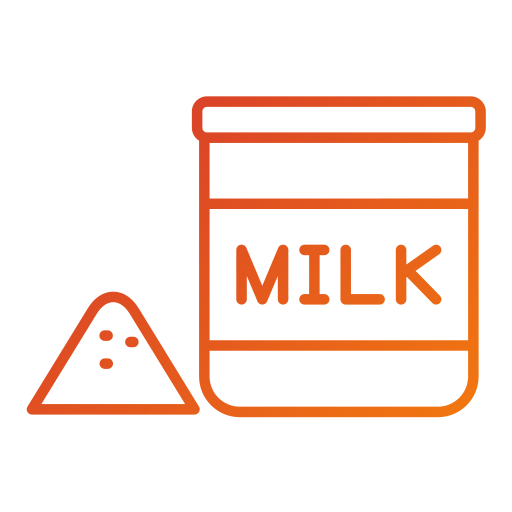 Сухое молоко Generic gradient outline иконка