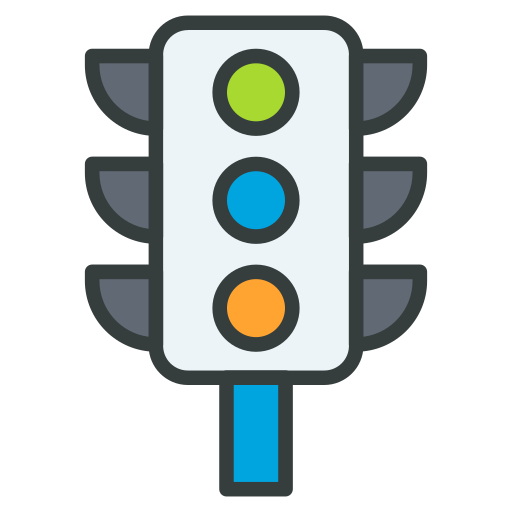 Traffic light Generic color lineal-color icon