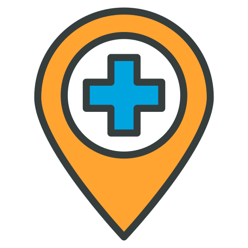 Hospital location Generic color lineal-color icon