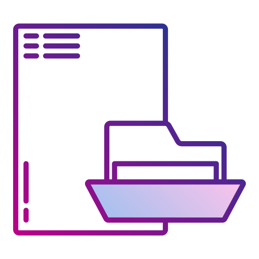 ファイルとフォルダー Generic gradient lineal-color icon