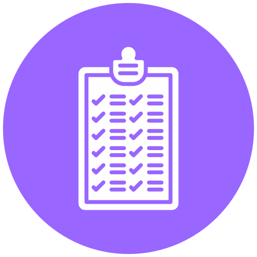 Checklist Generic color fill icon