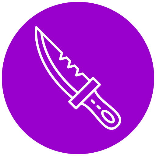 faca de mergulho Generic color fill Ícone