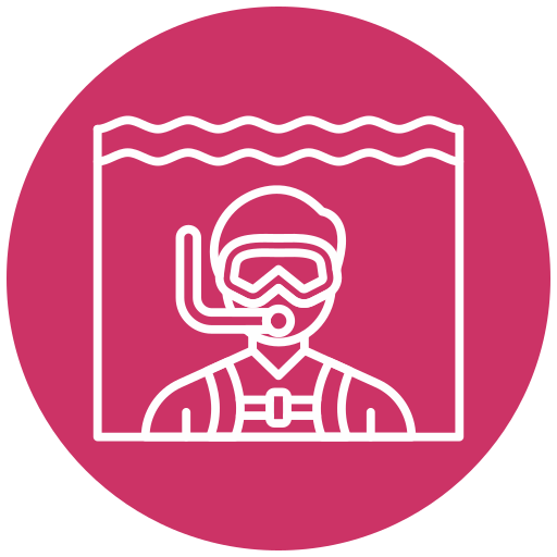 Diving Generic color fill icon