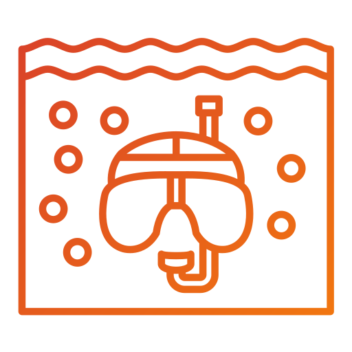 Подводное плавание Generic gradient outline иконка