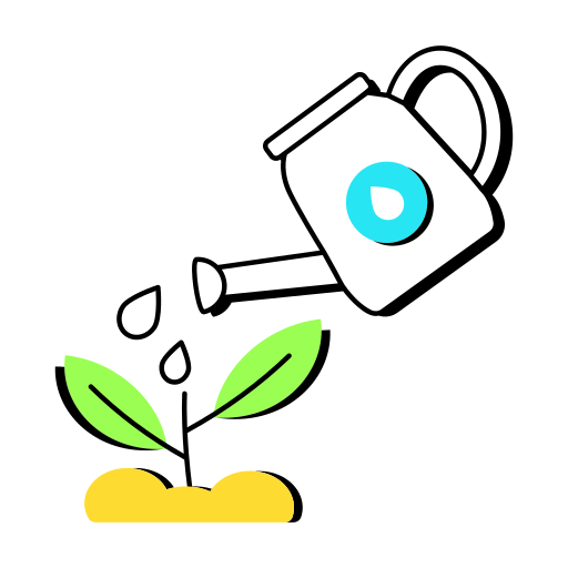 Watering plant Generic color lineal-color icon