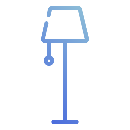 lámpara Generic gradient outline icono