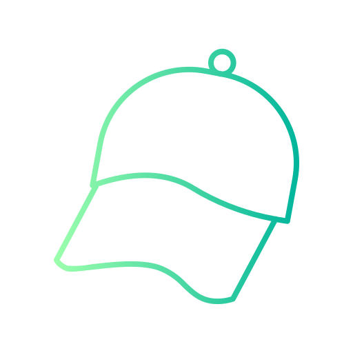 Baseball cap Generic gradient outline icon