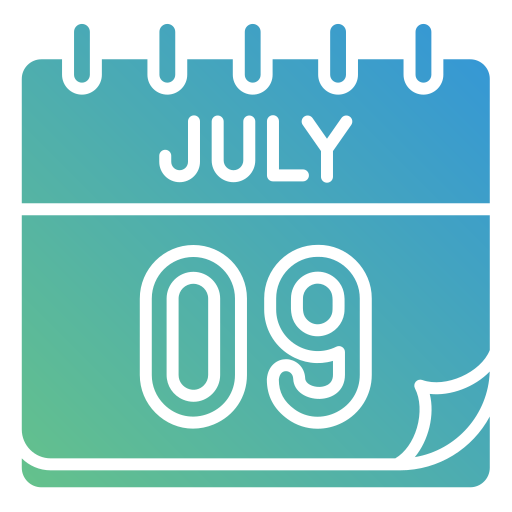 July Generic gradient fill icon