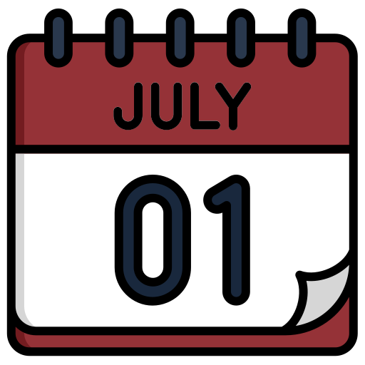 July Generic color lineal-color icon