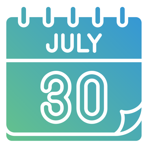 July Generic gradient fill icon