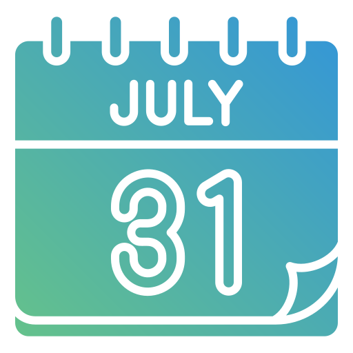 July Generic gradient fill icon