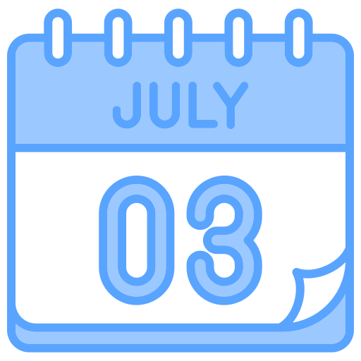 July Generic color lineal-color icon