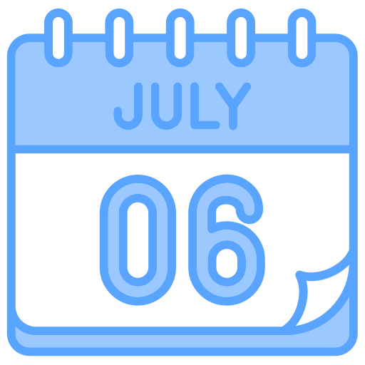 July Generic color lineal-color icon