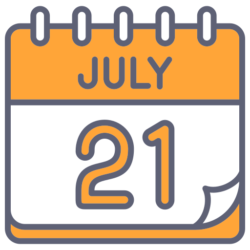 July Generic color lineal-color icon