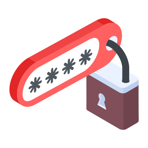 Password access Generic color fill icon
